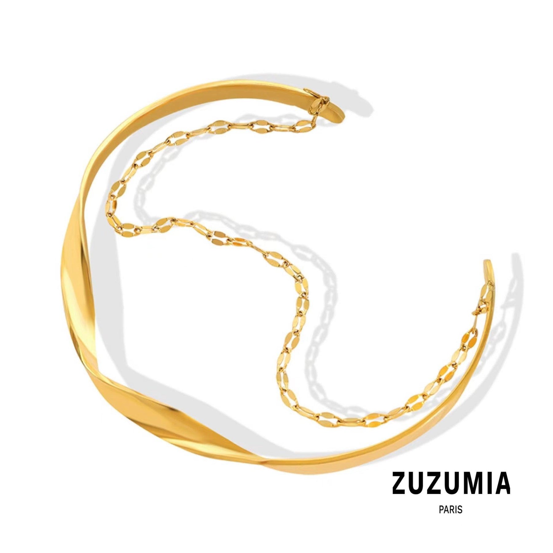 Double-layer Opening Shaped Bracelet - zuzumia