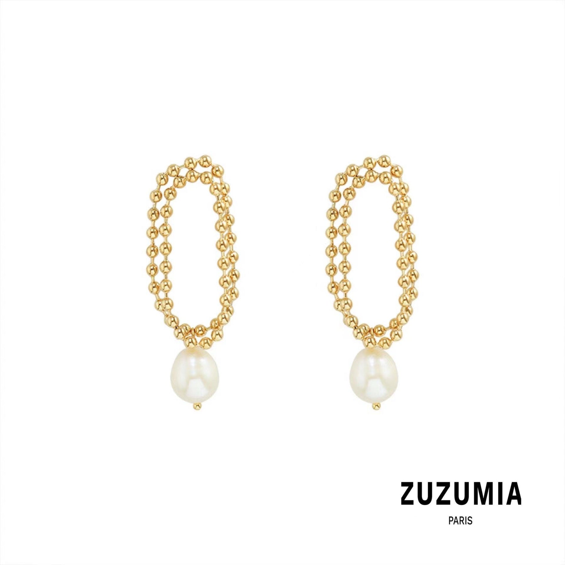Pearls Layering Beaded Earrings - zuzumia