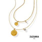 Love Letter Titanium Steel Necklace - zuzumia