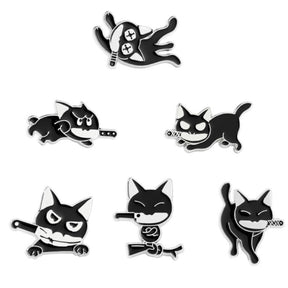 Black Knifecat Brooch - Buy 3 Get 3 Free - zuzumia