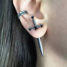 Gothic Sword Screw Earrings - zuzumia