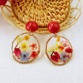 Pressed Flower Earrings - zuzumia