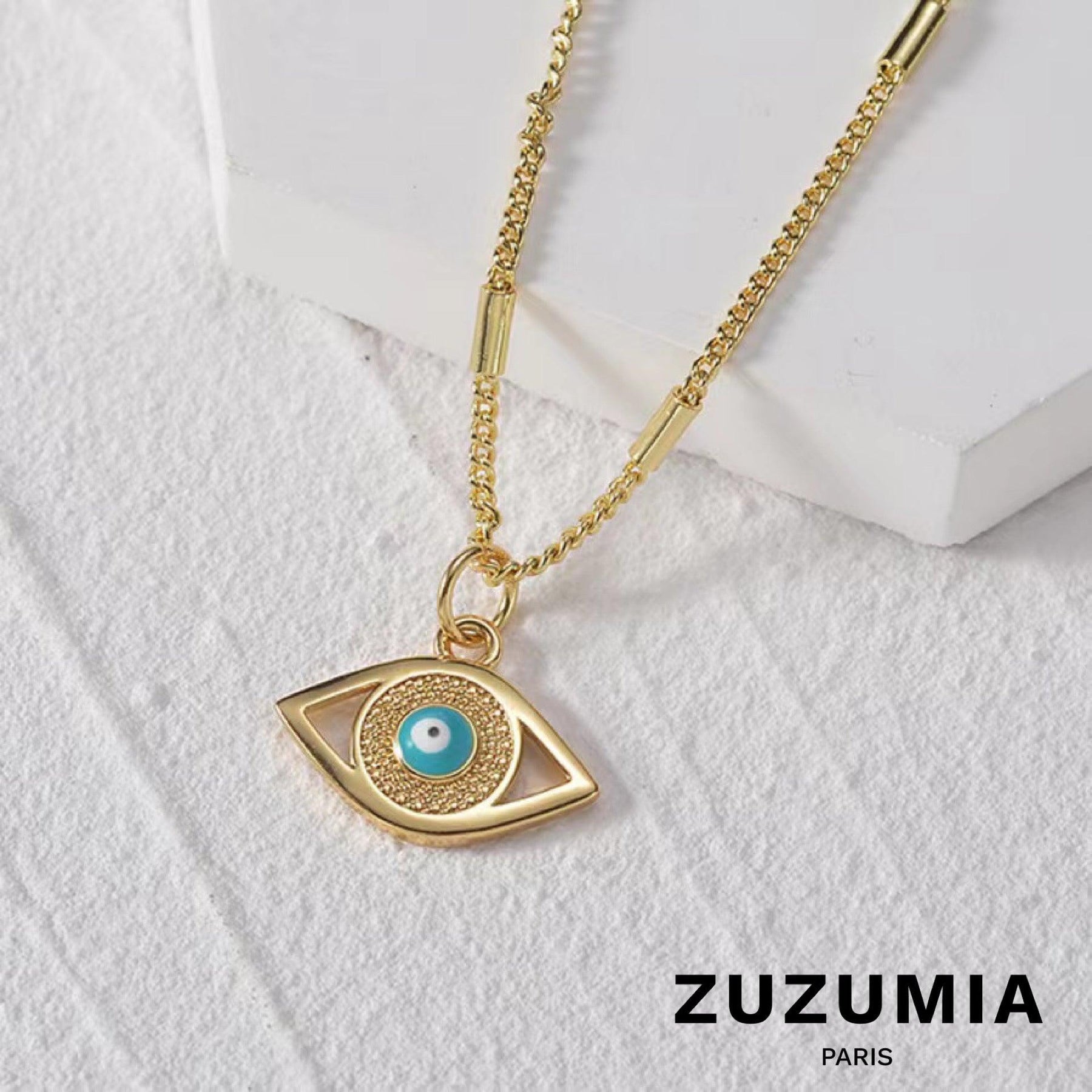 Evil Eye Pendant Necklace - zuzumia