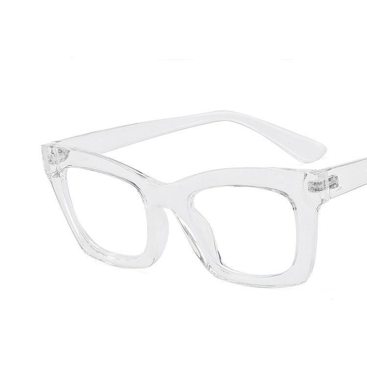 Fashion Square Transparent Eyeglasses - zuzumia