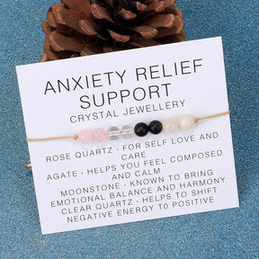 Natural Stone Anxiety Relief Bracelet - zuzumia