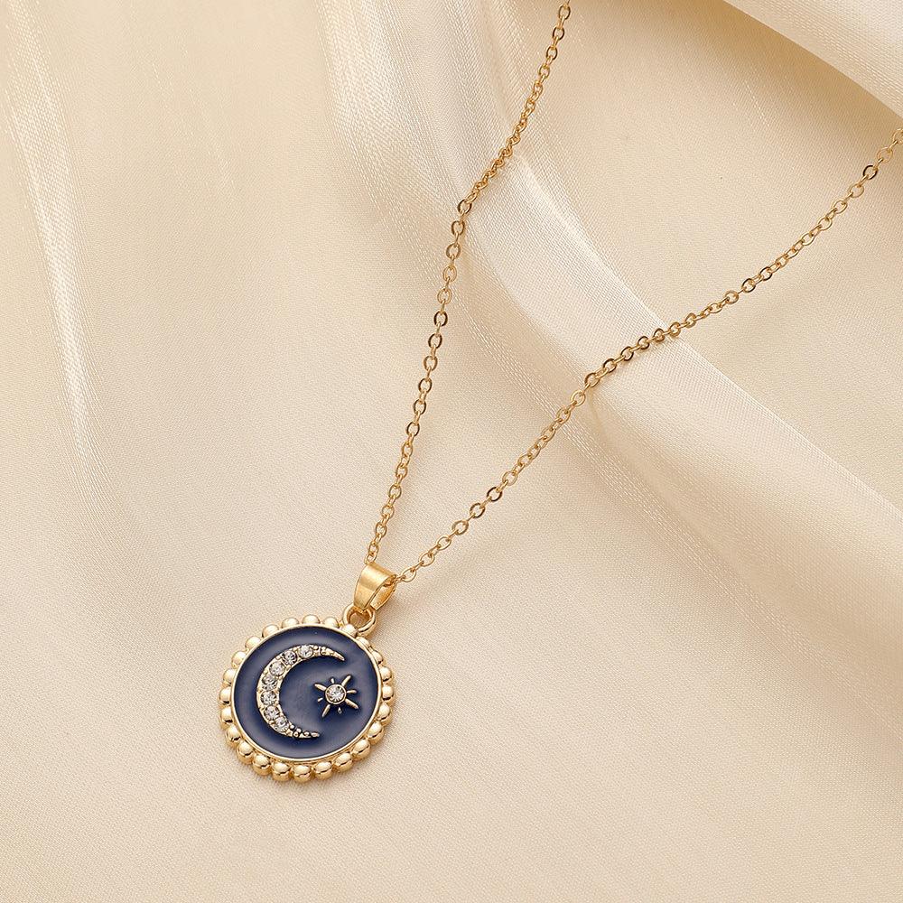 Moon and Star Necklace - zuzumia