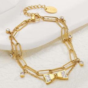 Butterfly Knot Multilayer Bracelet - zuzumia