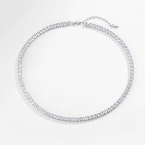 Cubic Zircon Choker Necklace Bracelet - zuzumia