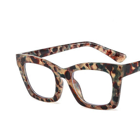 Fashion Square Transparent Eyeglasses - zuzumia