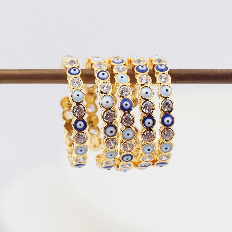 Evil Eye Zircon Rings - zuzumia