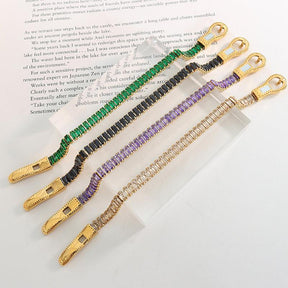 Shiny Colorful Zircon Bracelet - zuzumia