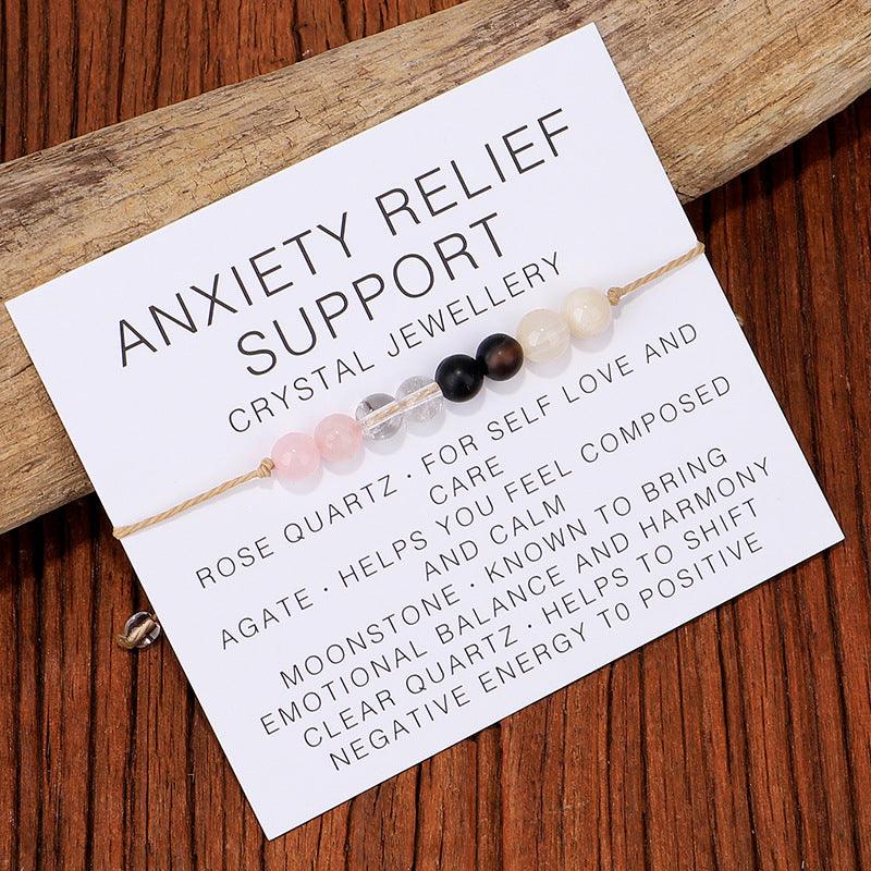 Natural Stone Anxiety Relief Bracelet - zuzumia