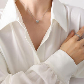Heart Crystal Pendant Necklace - zuzumia