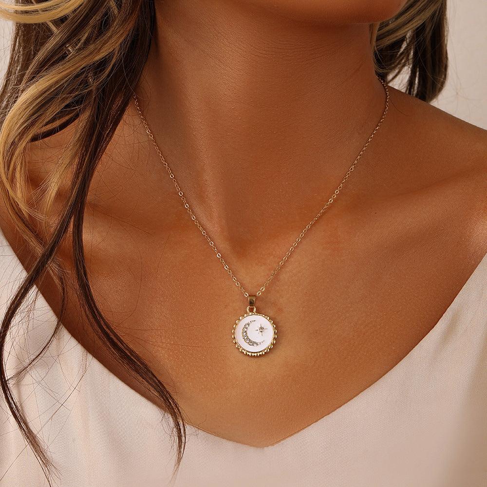 Moon and Star Necklace - zuzumia