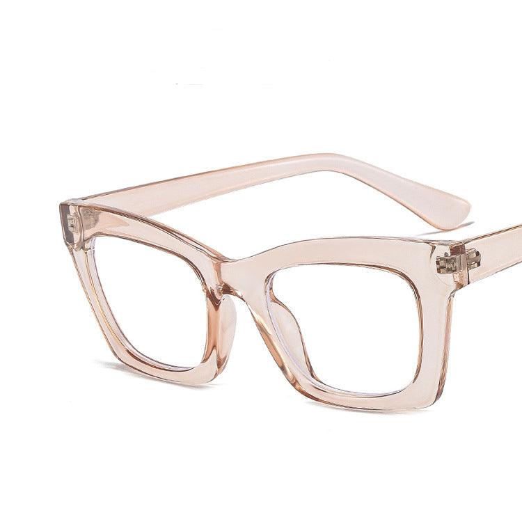 Fashion Square Transparent Eyeglasses - zuzumia