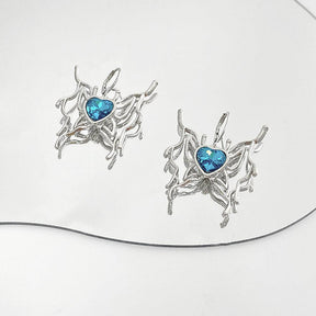 Punk Butterfly Necklace & Earrings - zuzumia
