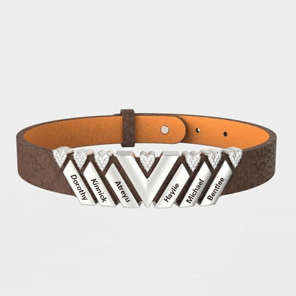 Personalized Leather Beads Bracelet - zuzumia