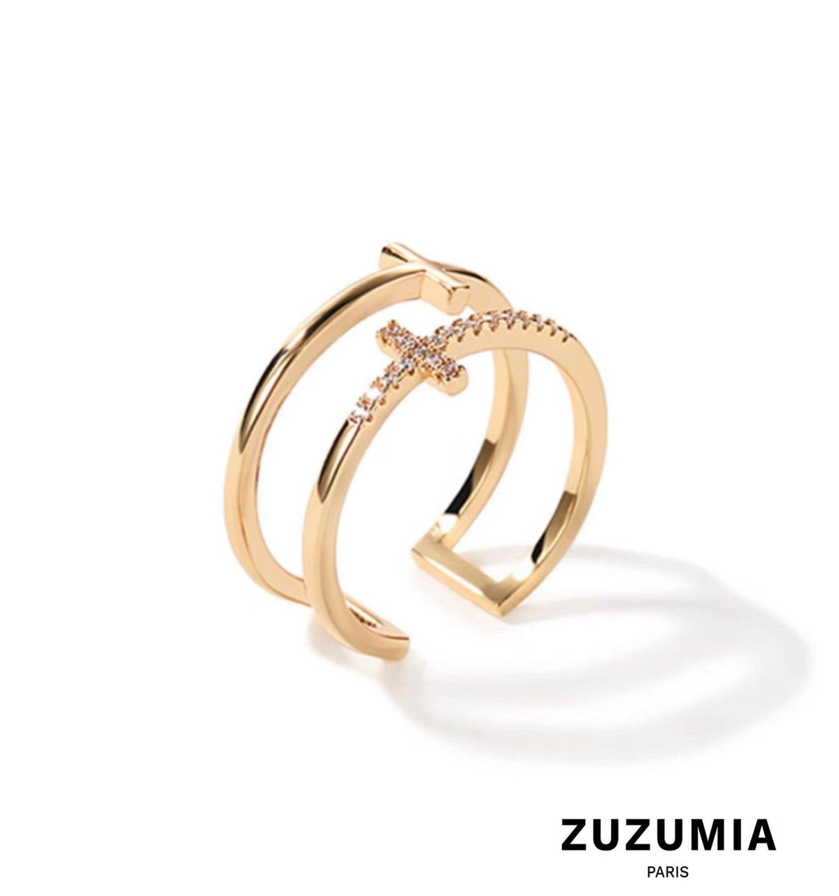 Double Cross Ring - zuzumia