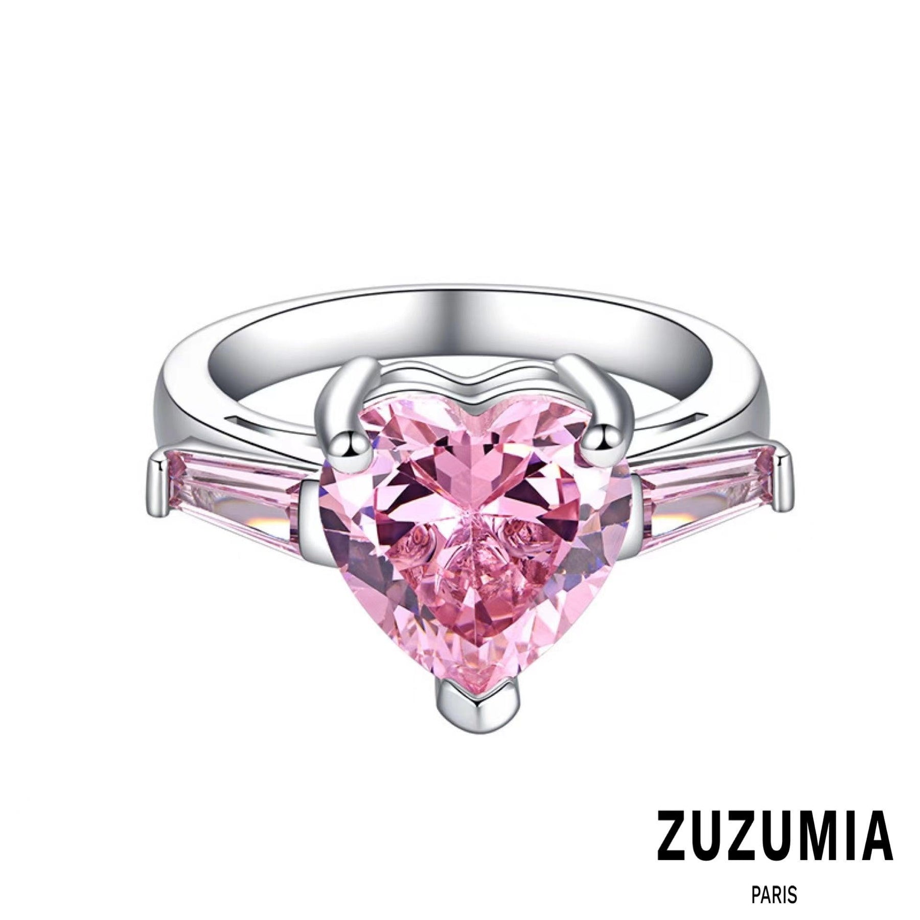 Geometry Zircon Ring - zuzumia