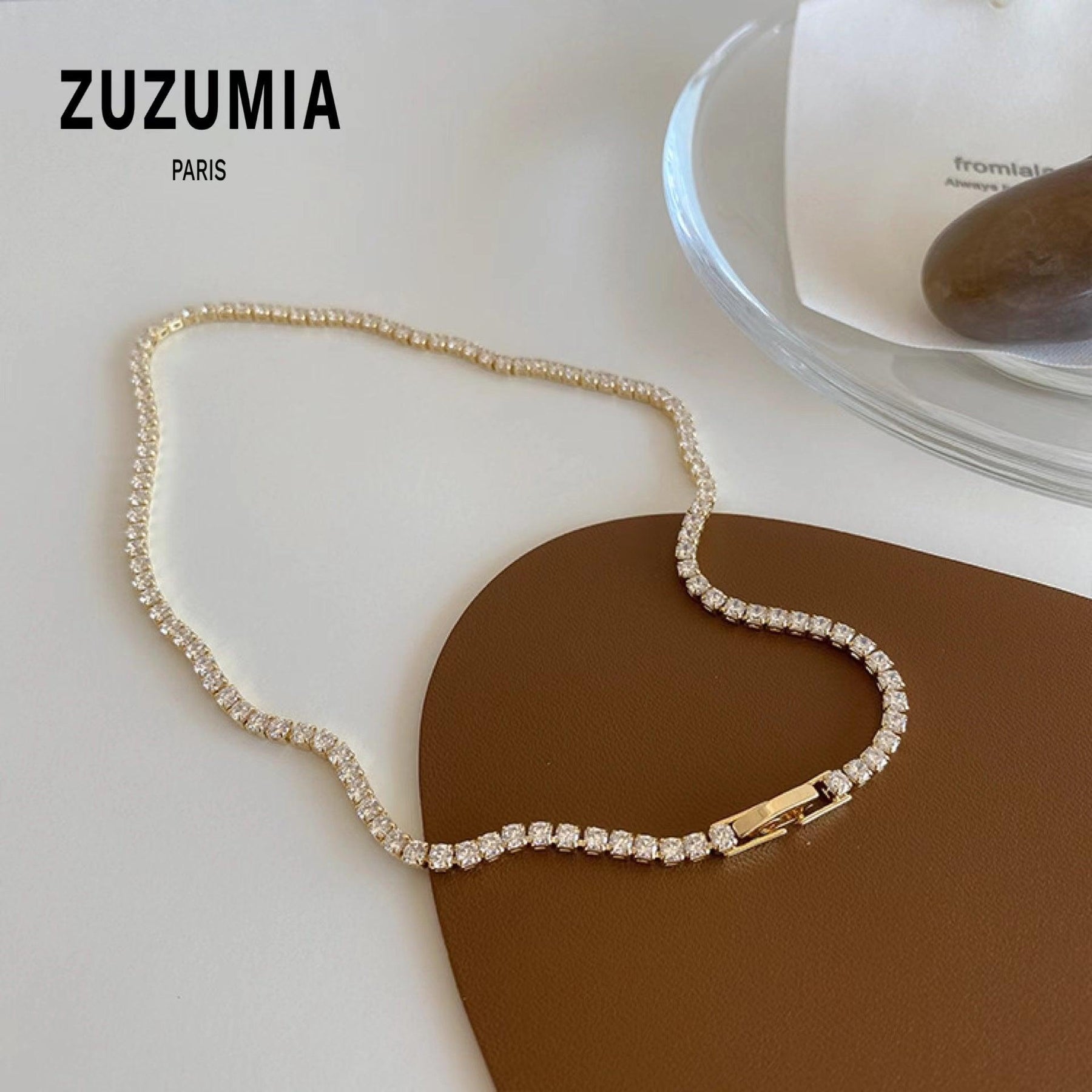 Crystal Choker&Bracelet - zuzumia