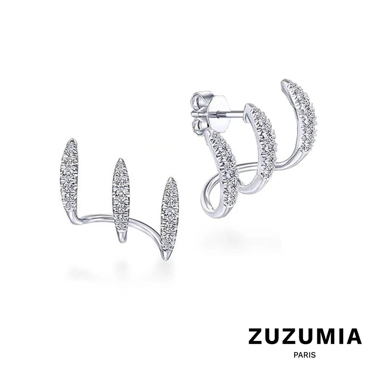 Claws Stud Earrings - zuzumia