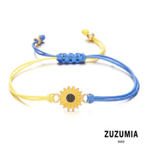 Handmade Sunflower Braided Bracelet - zuzumia