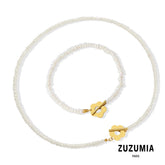 Fresh Water Pearl Necklace & Bracelet - zuzumia