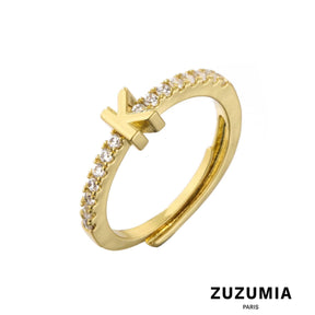 Initials Letter Ring - zuzumia