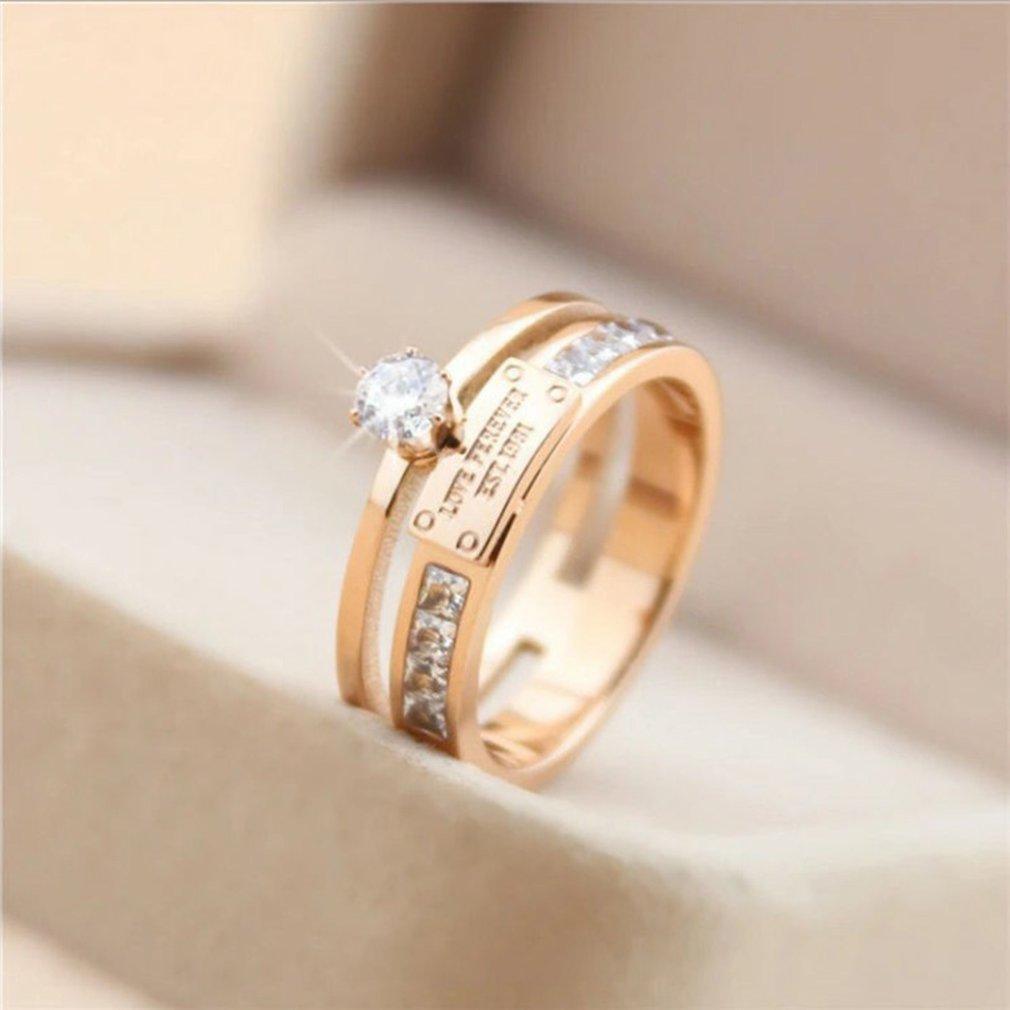 Double-Layer Diamond Rings - zuzumia